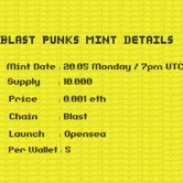 Blast Punks: Mint Presale