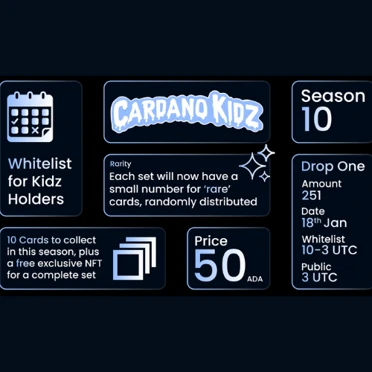 Cardano Kidz Season 10: Vente Publique