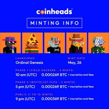 Coinheads: Mint Presale