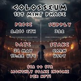 Colosseum: Mint Public Sale