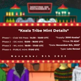 Koala Bicycle Club: Koala Tribe: Mint Public Sale