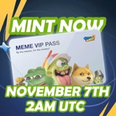 MEME VIP PASS: Freemint