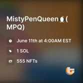 MistyPenQueen: Mint Öffentlicher Verkauf