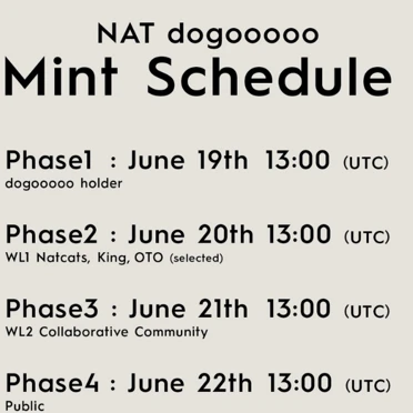 Nat dogooooo: Открытая Продажа Минта