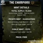 The Champions: Freemint