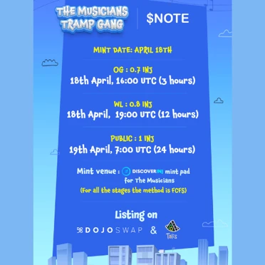 The Musicians Tramp Gang: Mint Presale