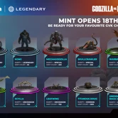 Virtua and Godzilla vs Kong Legacy: Venta al Público de Mint