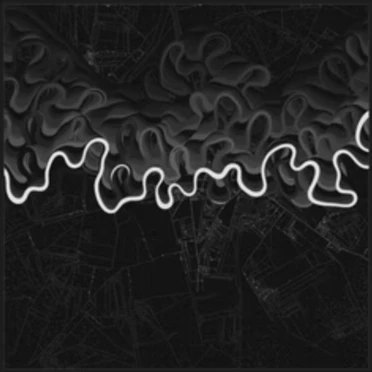 Ancient Courses of Fictional Rivers by Robert Hodgin