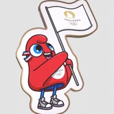 Olympic Games Paris 2024 Mascot Digital Pins