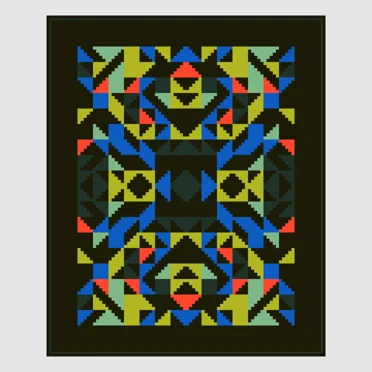 Pixel Symmetry Patterns by TheFormatix: Mint Öffentlicher Verkauf